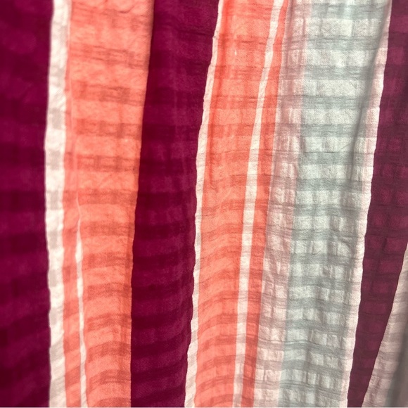 Tanya Taylor Swim NWT Leandra Smocked Striped Cover Up Dress Women’s 1X - Picture 8 of 11